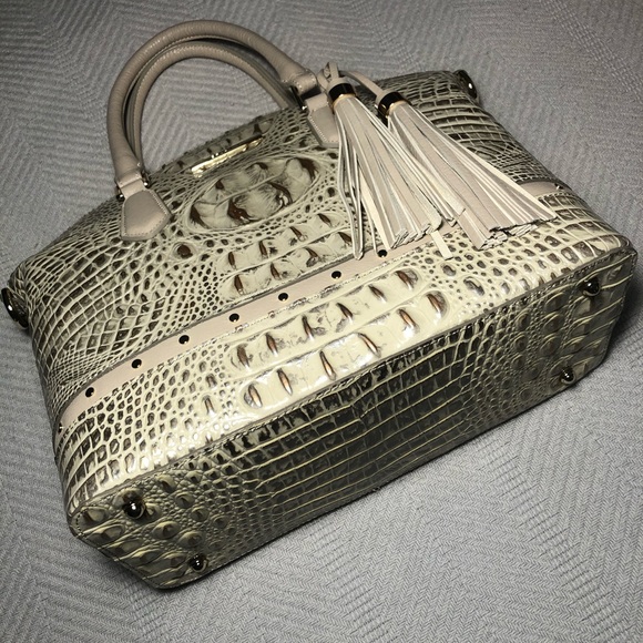 Brahmin Duxbury Satchel Silver Birch Birchside - Picture 8 of 8